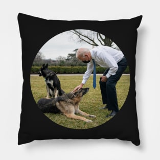 White House Dogs Pillow