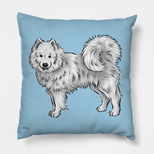 Cute Samoyed Dog Pillow