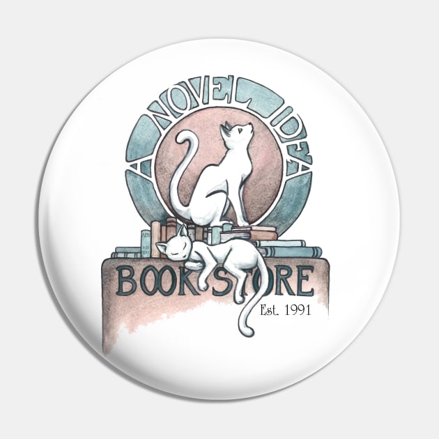 A Novel Idea Bookstore Pin by anovelideabookstore