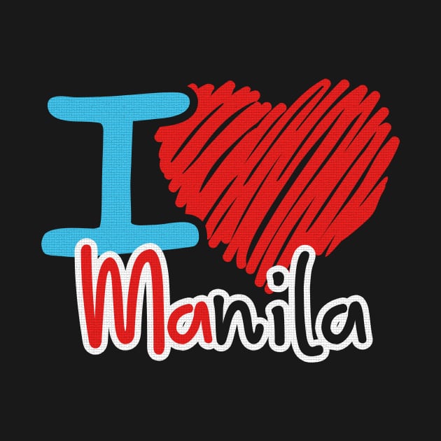 i love manila by ThyShirtProject - Affiliate