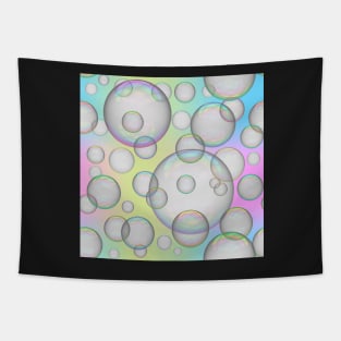 Iridescent Soap Bubbles Tapestry