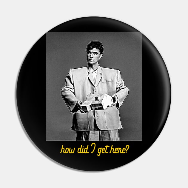 David Byrne - How Did I Get Here? FanArt Pin by darklordpug