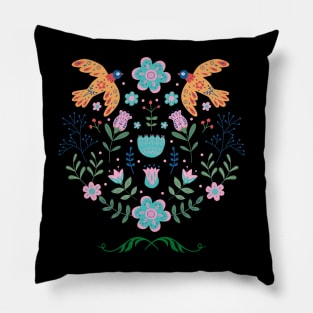 Design Based on Slavic Motifs Pillow