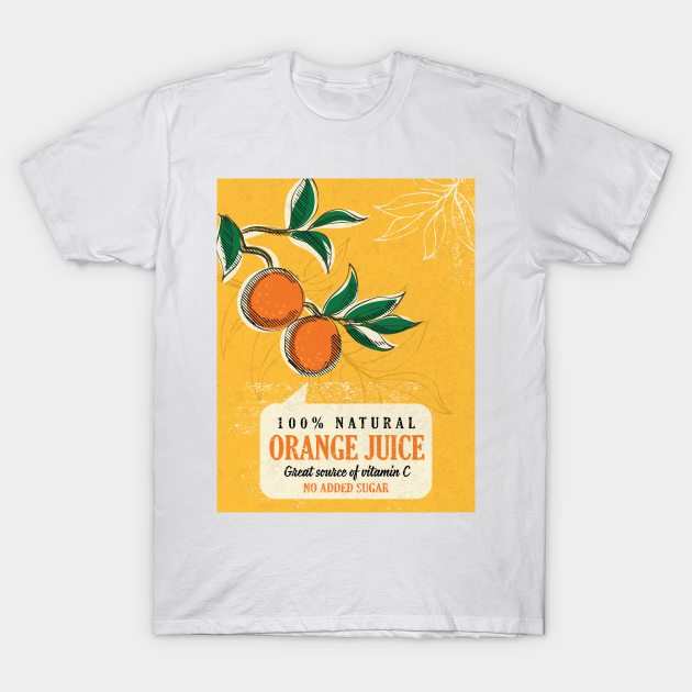 Vintage Orange Juice Ad - Orange Juice - T-Shirt