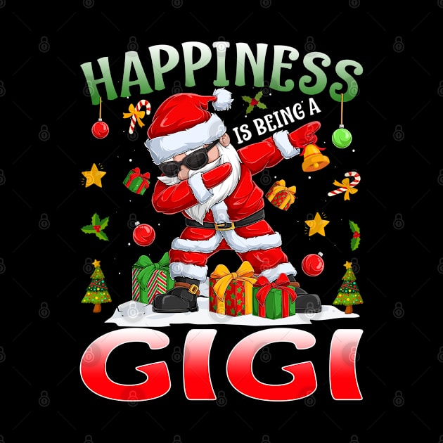 Happiness Is Being A Gigi Santa Christmas by intelus