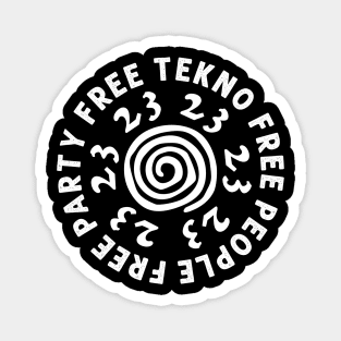 Free Tekno 23 for Free People Magnet