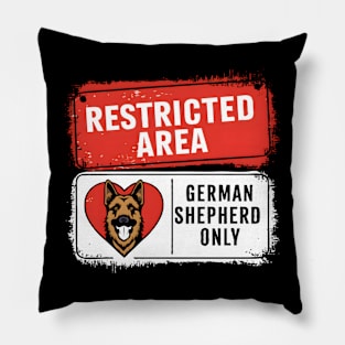 German Shepherd Only Love Dog Lover Father's Day Pillow