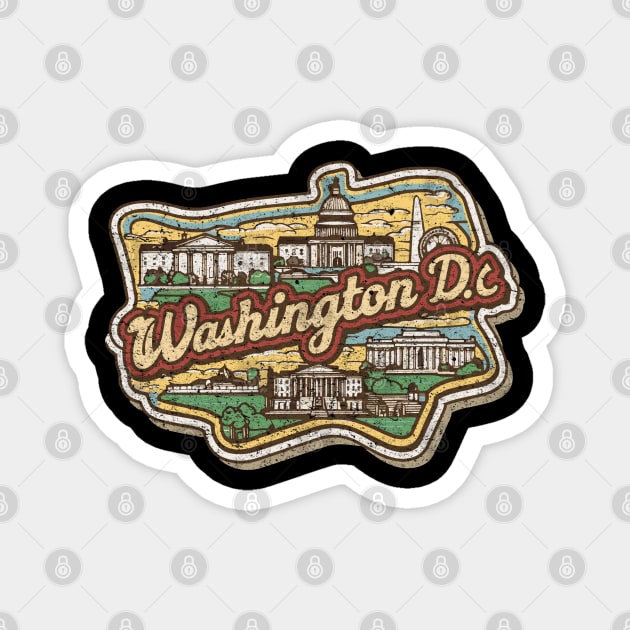 Washington D.C Magnet by Jahangir Hossain