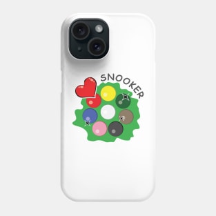 I Love Snooker Phone Case