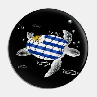 Uruguay Turtle Pin