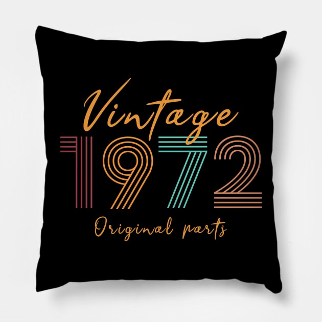 Vintage 1972 Shirt Pillow by Scar