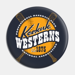 Keokuk Westerns Pin