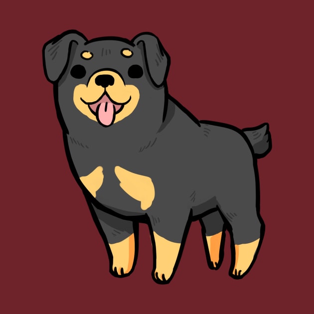 Cute Rottweiler by Dragon_doggo