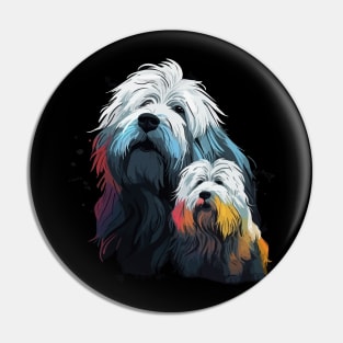 Komondor Fathers Day Pin