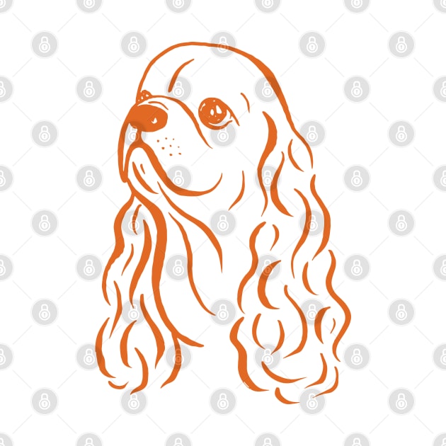 American Cocker Spaniel (Mint and Orange) by illucalliart