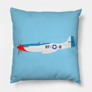 P51 Mustang Pillow