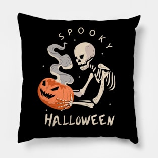 spooky halloween Pillow