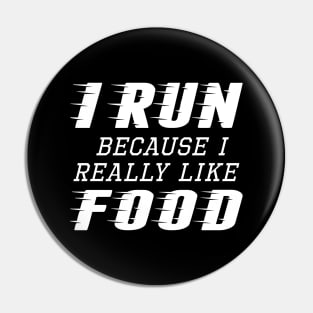 I Run Food Pin