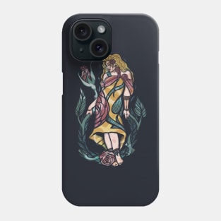 Abstract Roses Goddess Phone Case