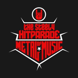 The steely Hitparade of Metal Music 2 (red white) T-Shirt