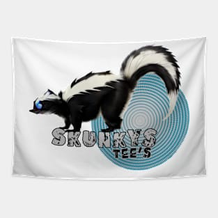 SKUNKYs Tees logo Tapestry