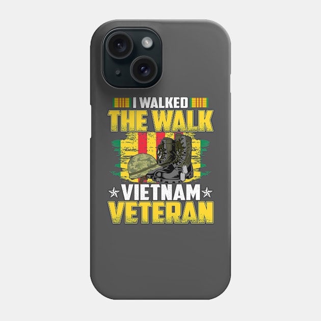 Vietnam Veteran Phone Case by Kingdom Arts and Designs