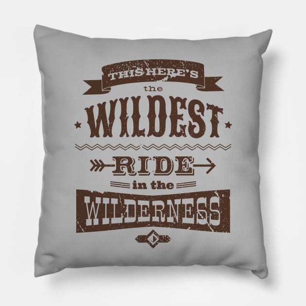 Big Thunder Mountain - Wildest Ride Pillow by tonysimonetta