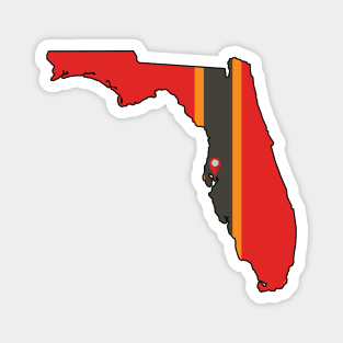 Tampa Bay Football Magnet