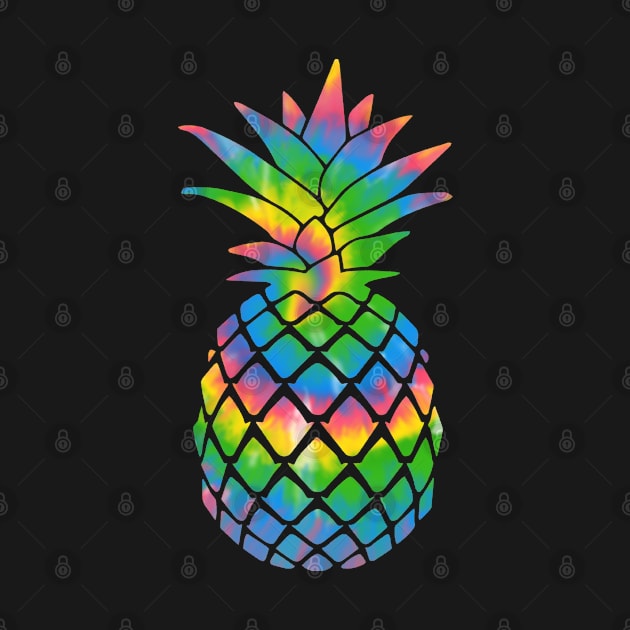 TieDye Iridescent Pineapple by Aekasit weawdee