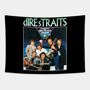 DIRE STRAITS Rap Hip Hop Rapper 90 Retro Vintage Tapestry