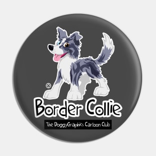 CartoonClub Border Collie - Merle Pin