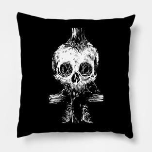 Skull and cross Pillow