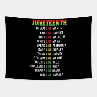 Juneteenth, Black Legends, Black History Tapestry