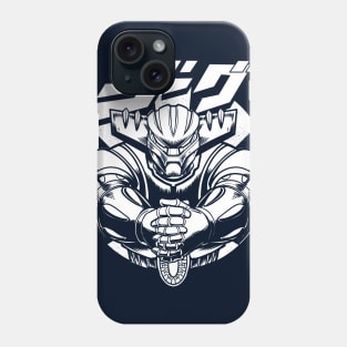 Jeeg Robot Black and White version Phone Case