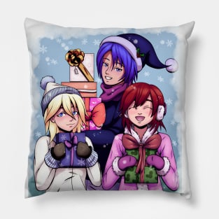 Christmas Anime Girls Pillow