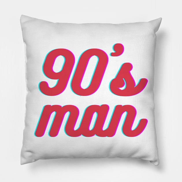 90's man Pillow by XHertz