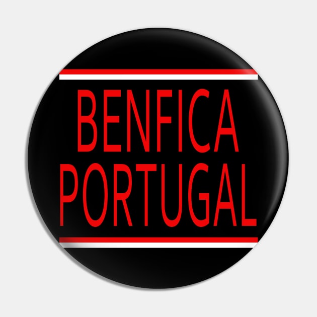 Benfica Portugal Classic Pin by Medo Creations