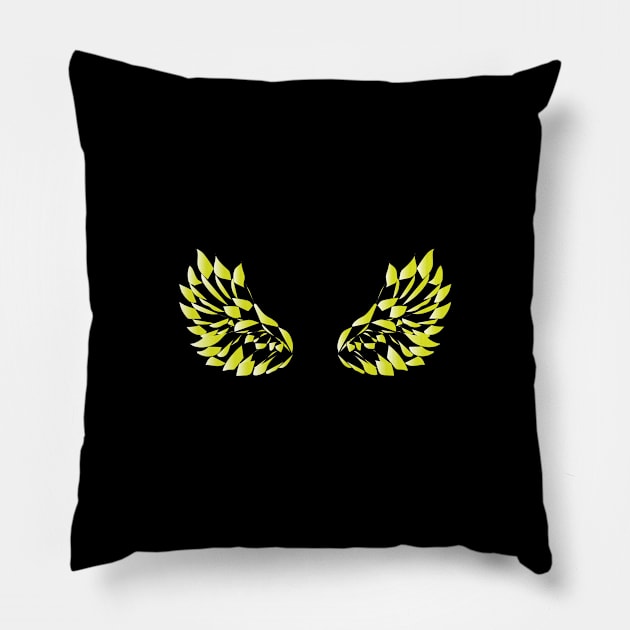 Angel Wings Pillow by Heartfeltarts