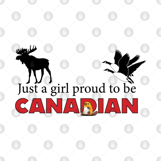 Proud Canadian Girl by Whitty Art