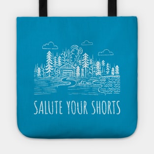 Salute Your Shorts Camp Illustration Tote