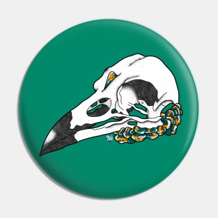 Crow x Bloodstone Pin