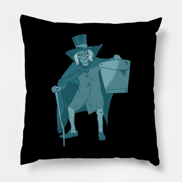 Hatbox Ghost Pillow by Black Snow Comics