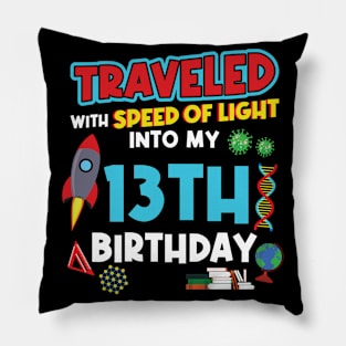 13. Birthday - Science Birthday Pillow
