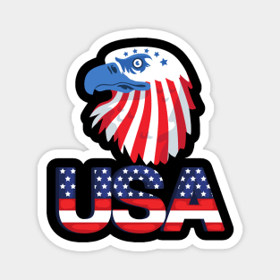 USA Eagle T-Shirt Magnet