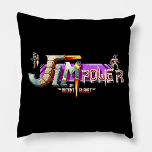 Jim Power in Mutant Planet Pillow