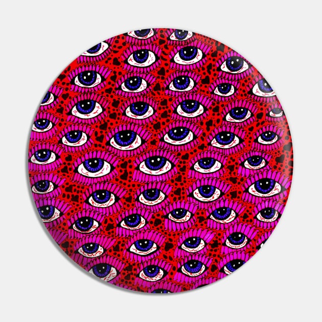 Eyes of Infinity Pin by PandaBananaBean