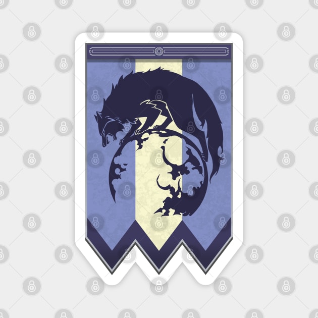 Fire Emblem 3 Houses: Ashen Wolves Banner Magnet by Xitokys