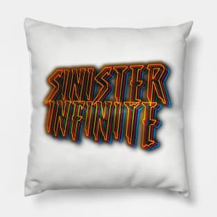 SINISTER INFINITE 80s Text Effects 4 Pillow