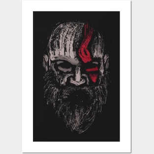God of War Poster - PS4 Exclusive - Key Art - 2018 Game High Quality Prints