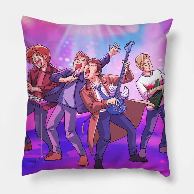 Team Free Will 2.0 Rock and Roll Pillow by GioGui